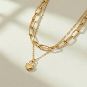 Heart Lock Necklace