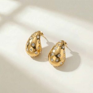 Aqua Drop Earrings