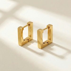 Geometric Square Earrings