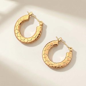 Hive Hoops Earrings