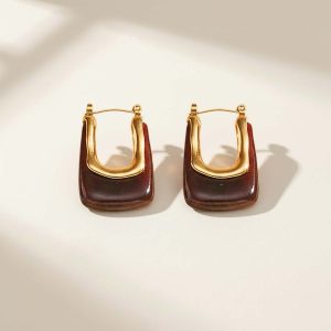 Gleaming Hoops Earrings