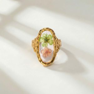 Crystal Petals Ring