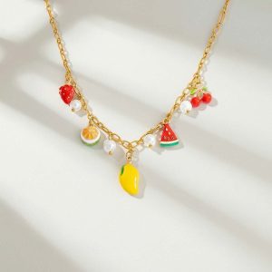 Fruit Charms Necklace