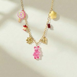 Lollipop Bear Necklace